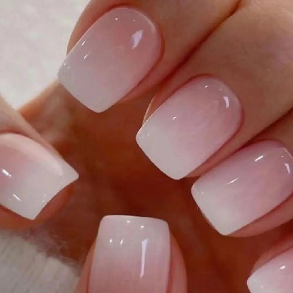 24pcs French Press on Nails Waterproof Set