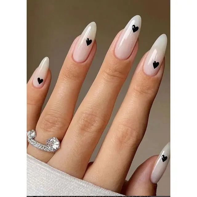 Blue Flame Love Press-On Nails