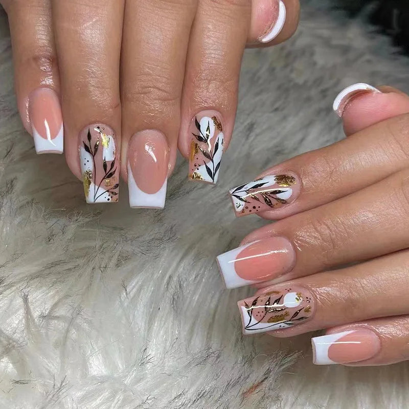Blue Flame Love Press-On Nails