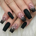 Chic 24 Pcs Oval Press-On Nails
