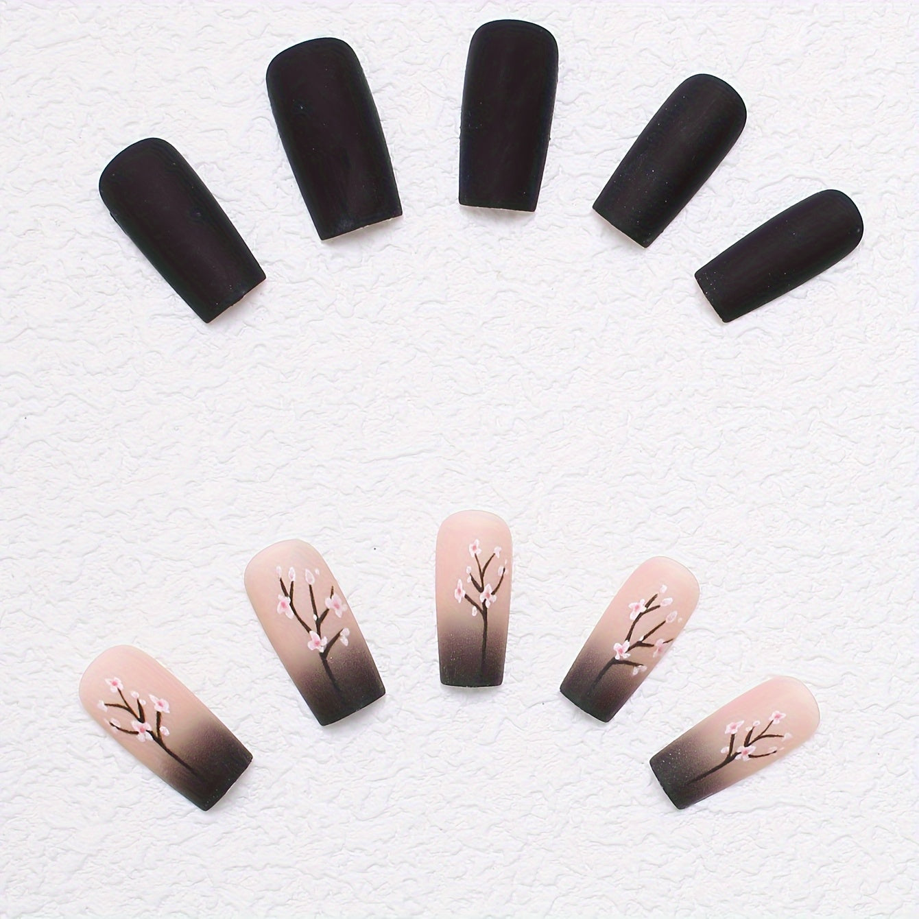 Chic 24 Pcs Oval Press-On Nails