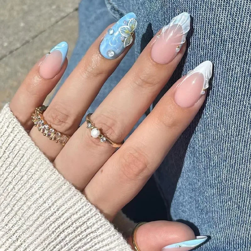 Chic Almond Press-On Nails