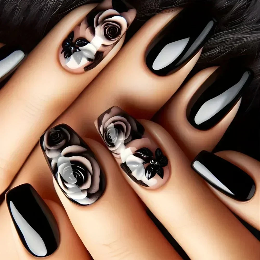 Coffin Press-On Nails