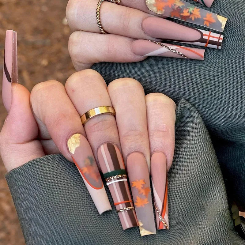 Glamorous Rhinestone-Studded Press-On Nails