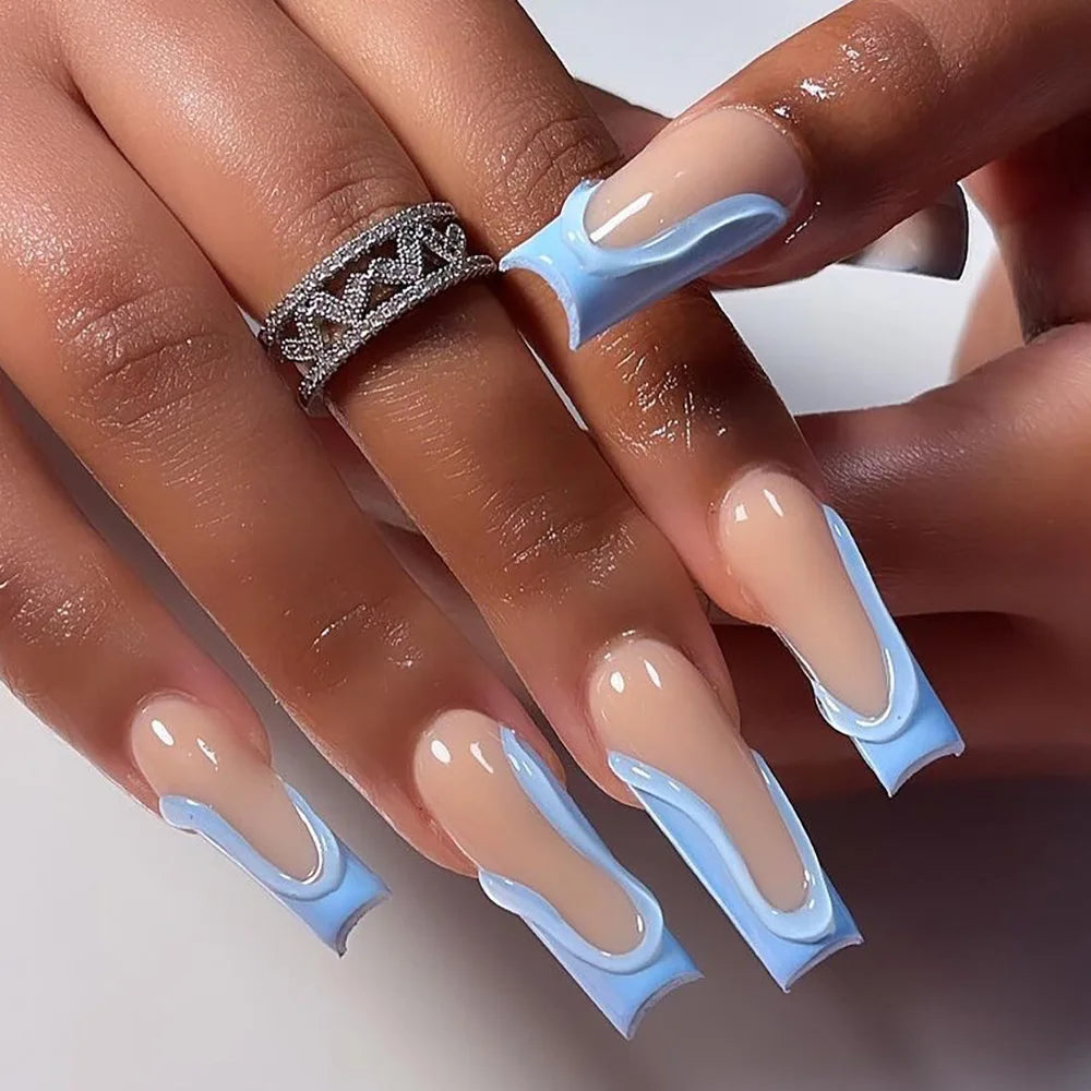 Glamorous Rhinestone-Studded Press-On Nails