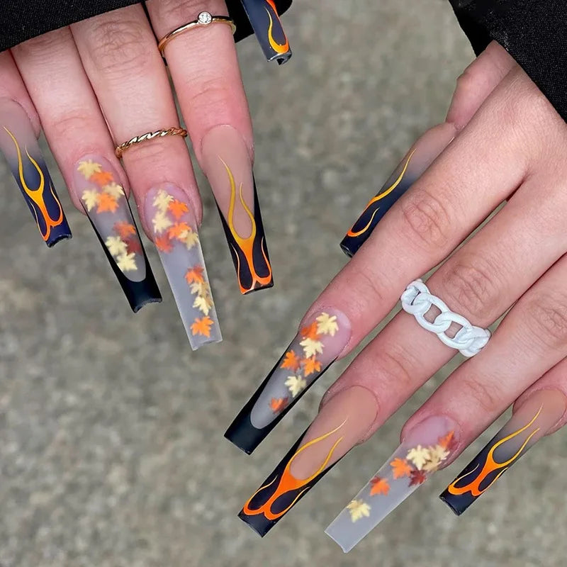 Glamorous Rhinestone-Studded Press-On Nails