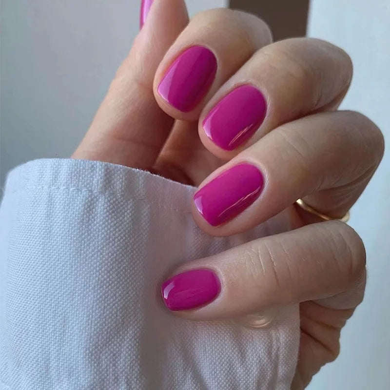 Glossy Acrylic Press On Nails