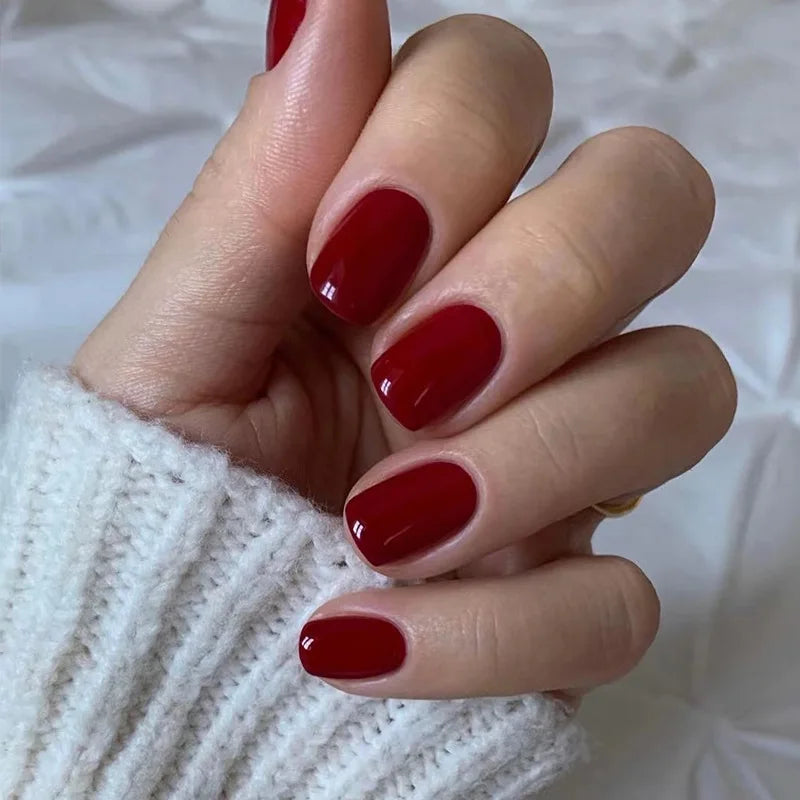 Glossy Acrylic Press On Nails