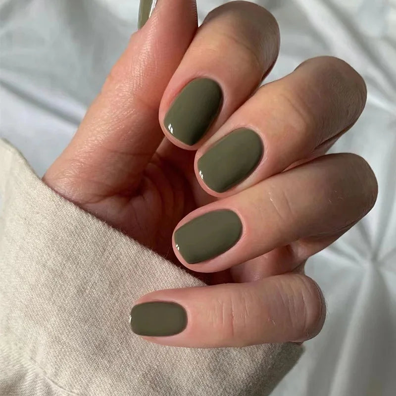 Glossy Acrylic Press On Nails
