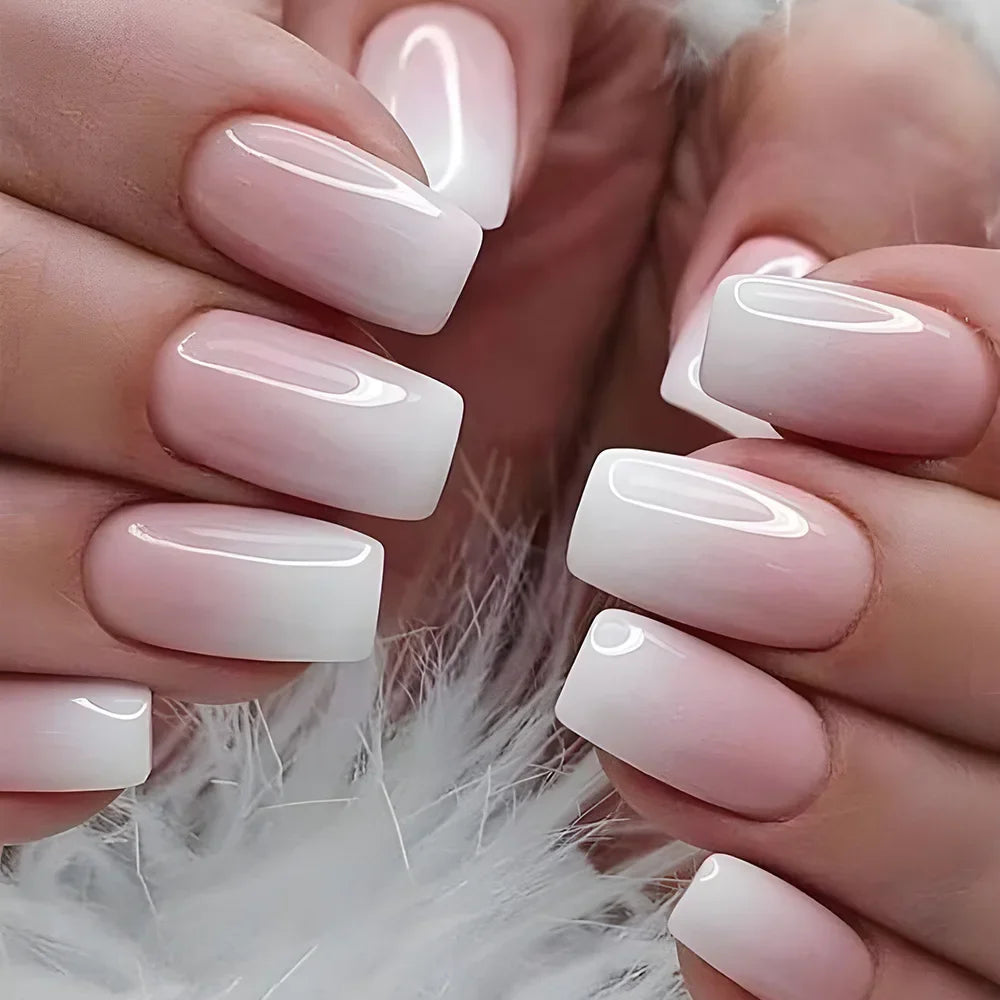 Glossy Acrylic Press On Nails