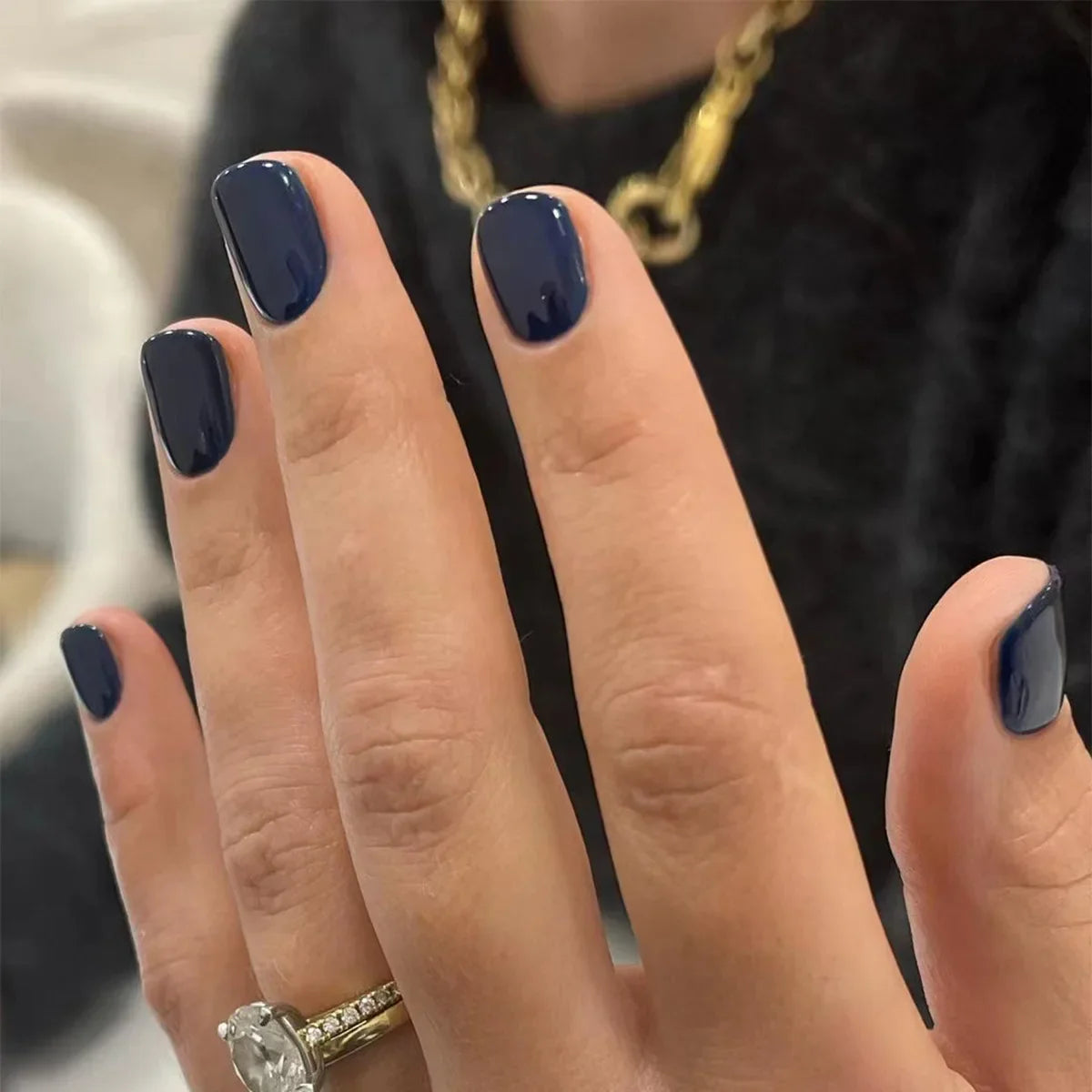 Glossy Acrylic Press On Nails