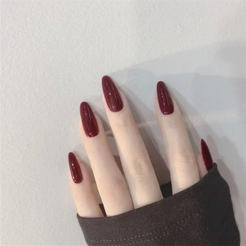 Glossy Acrylic Press On Nails