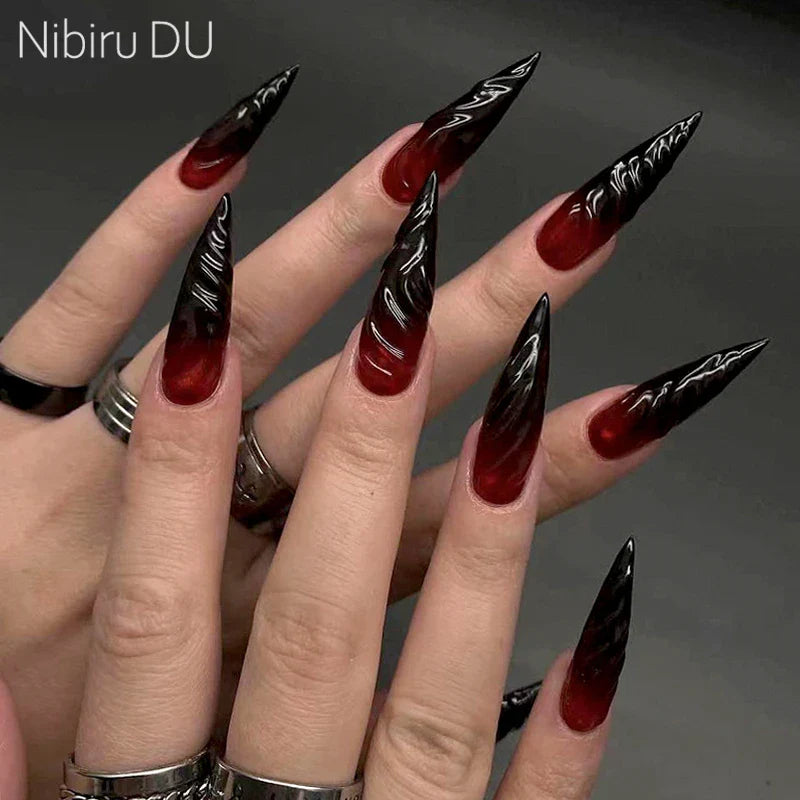 Halloween Blood Press on Nails Set