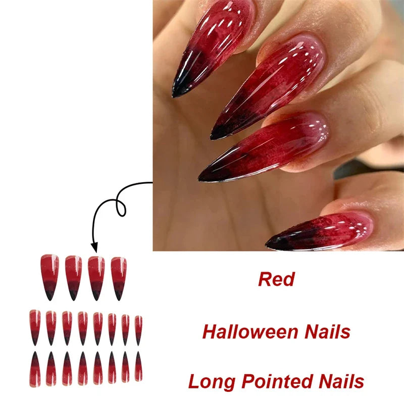 Halloween Blood Press on Nails Set