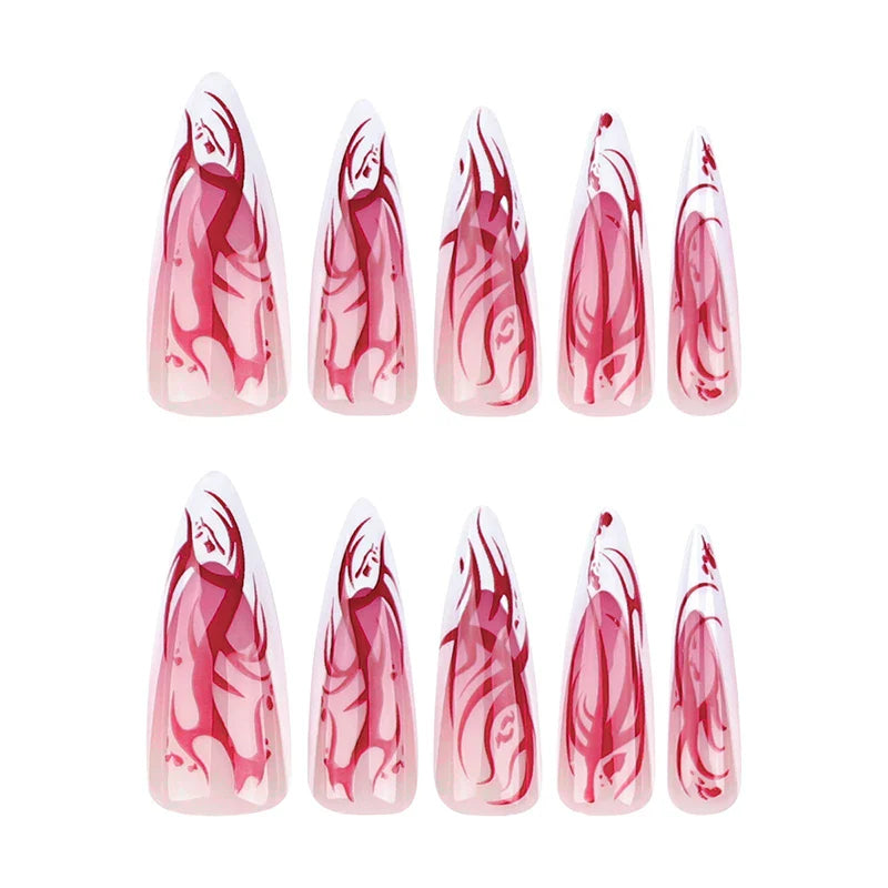 Halloween Inferno Press-On Nails
