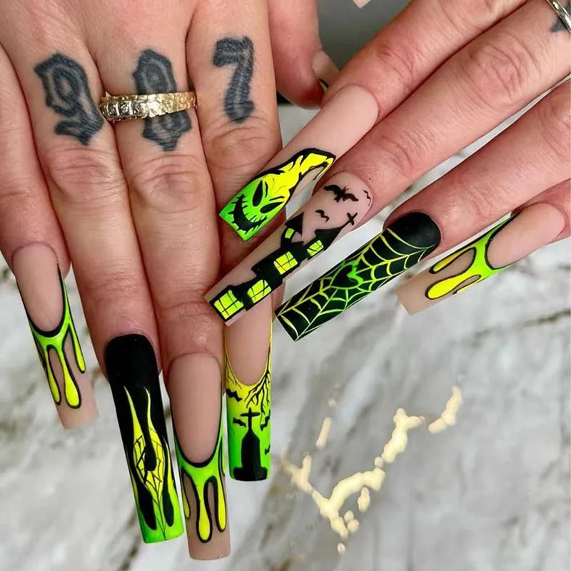Halloween Inferno Press-On Nails