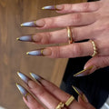 Qsezeny Glam Butterfly Press-On Nails