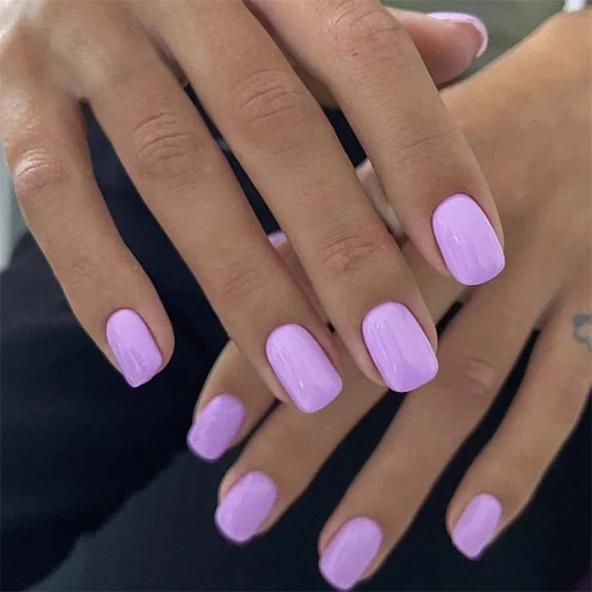 Glossy Acrylic Press On Nails
