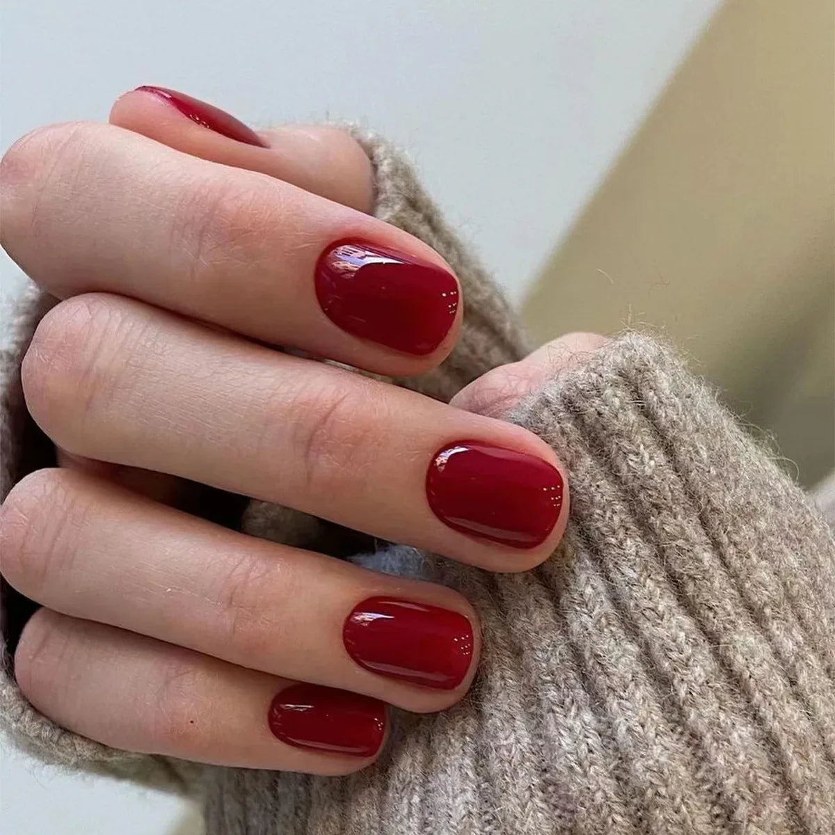 Glossy Acrylic Press On Nails