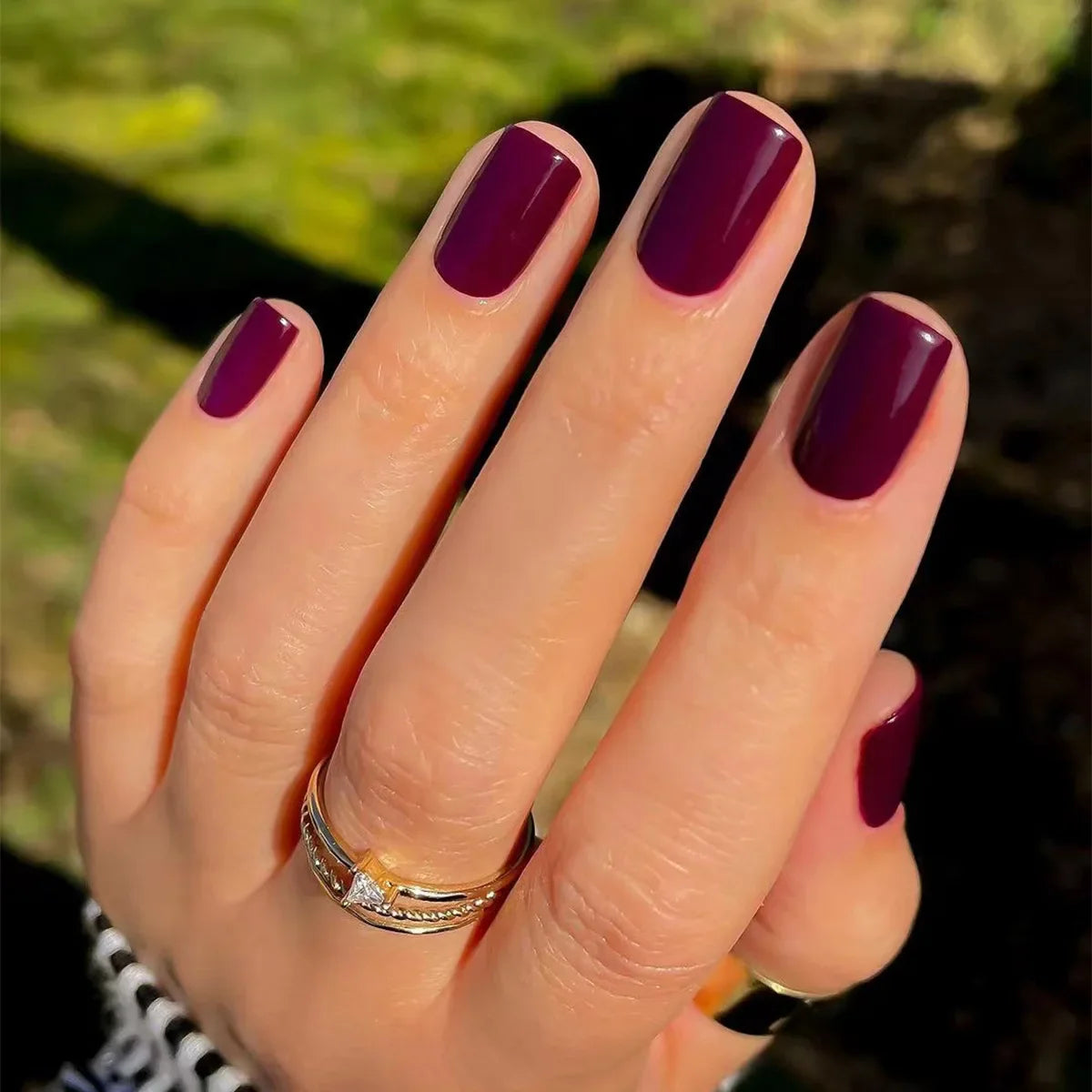 Glossy Acrylic Press On Nails