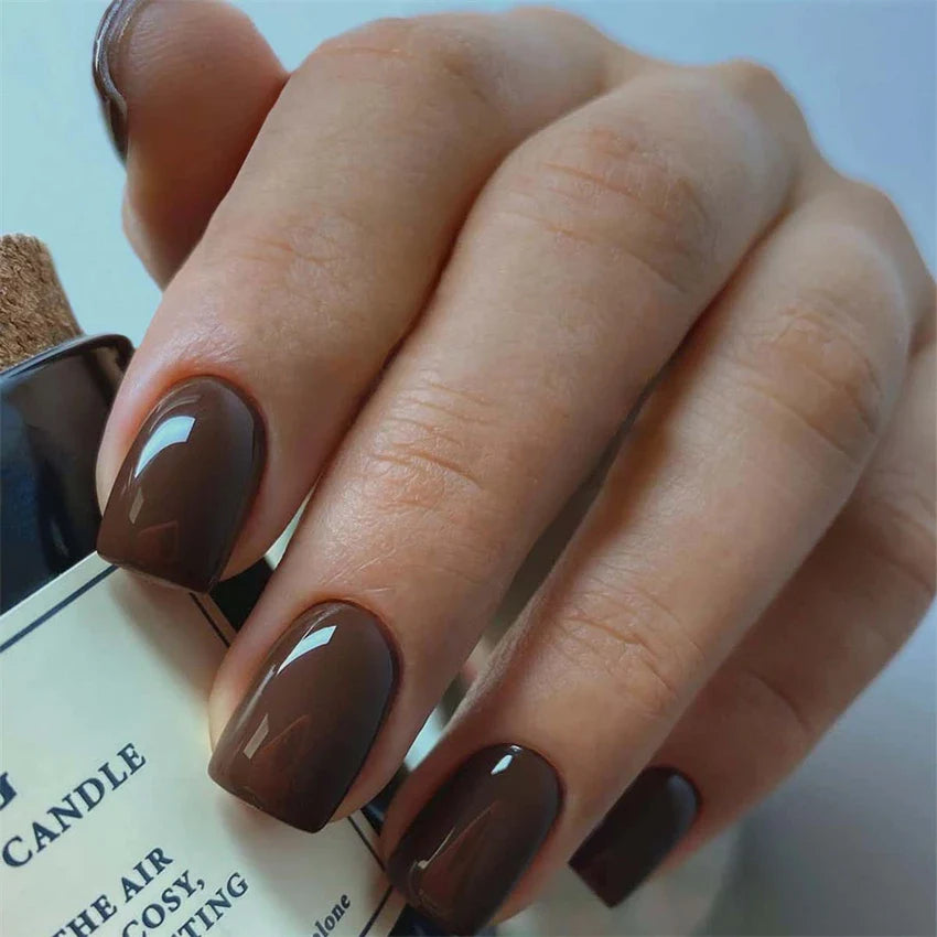 Glossy Acrylic Press On Nails