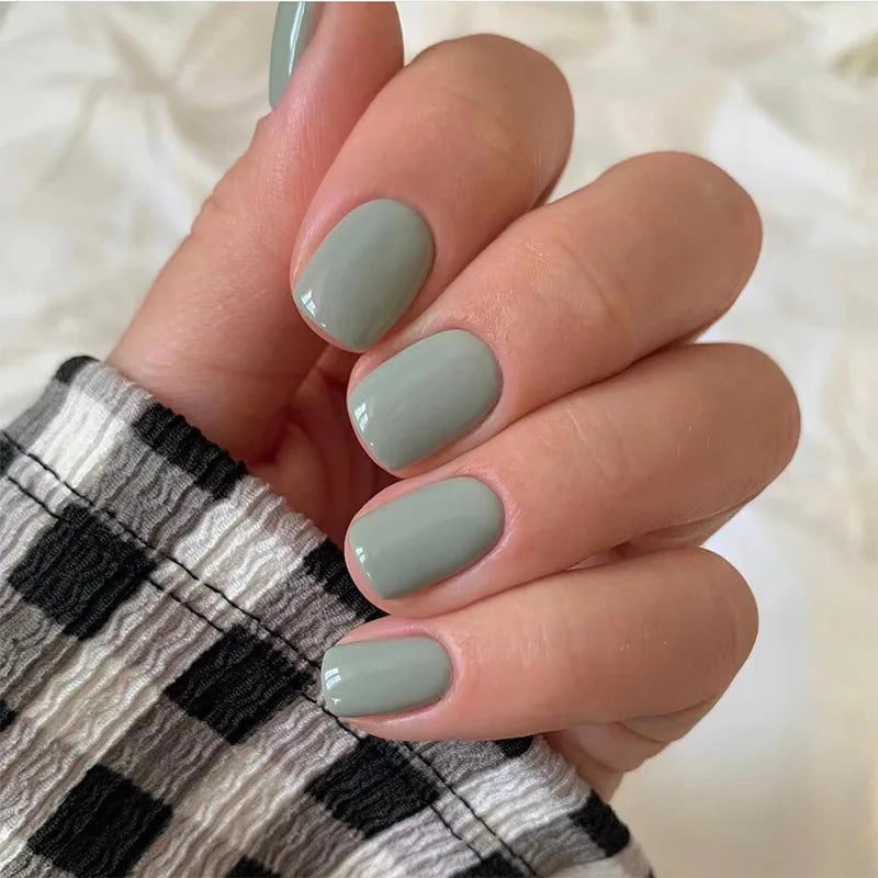 Glossy Acrylic Press On Nails