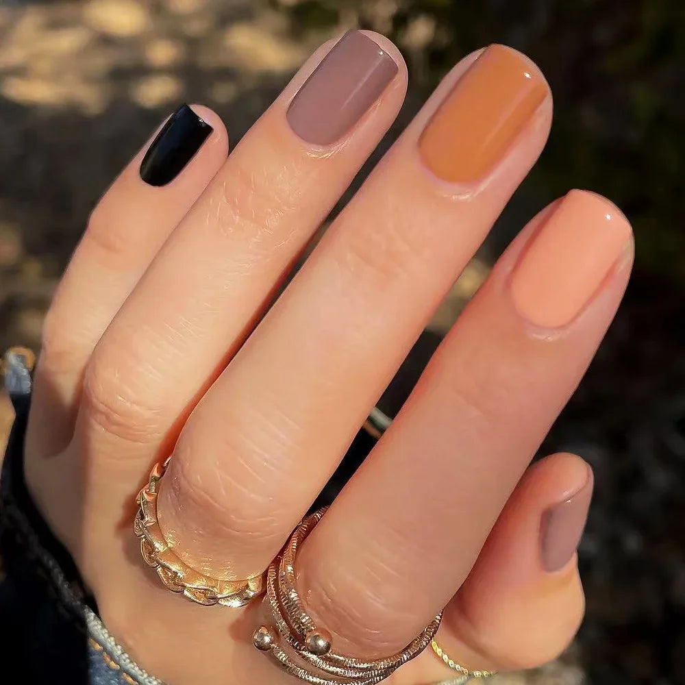 Glossy Acrylic Press On Nails