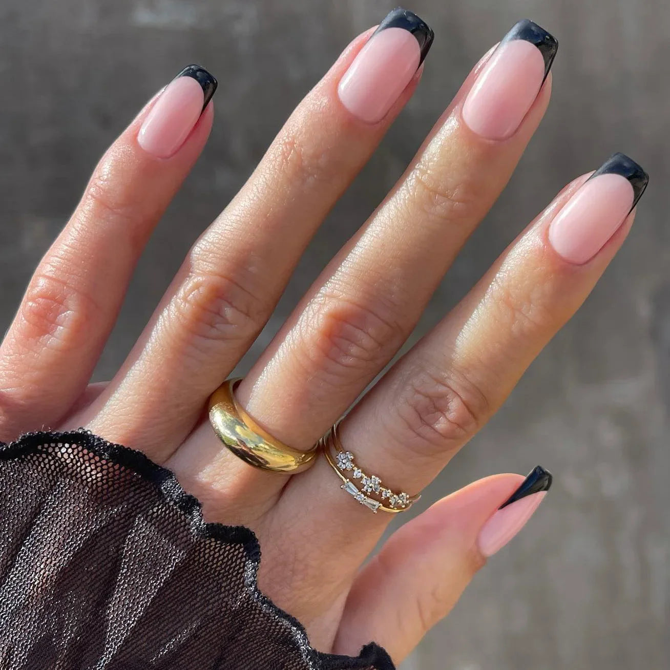Blue Flame Love Press-On Nails
