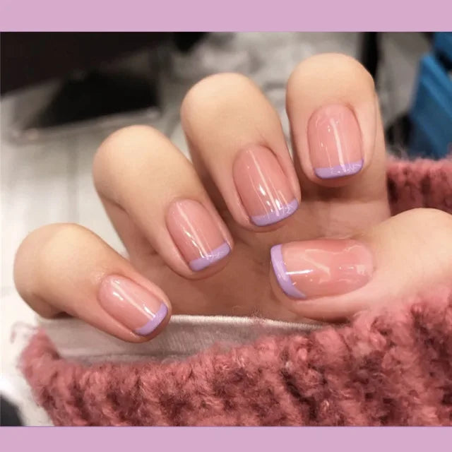 Blue Flame Love Press-On Nails