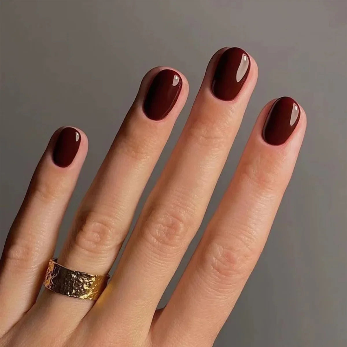 Glossy Acrylic Press On Nails