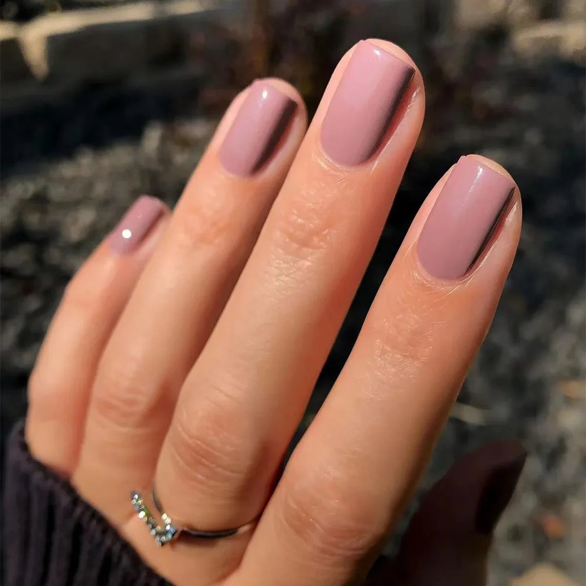 Glossy Acrylic Press On Nails