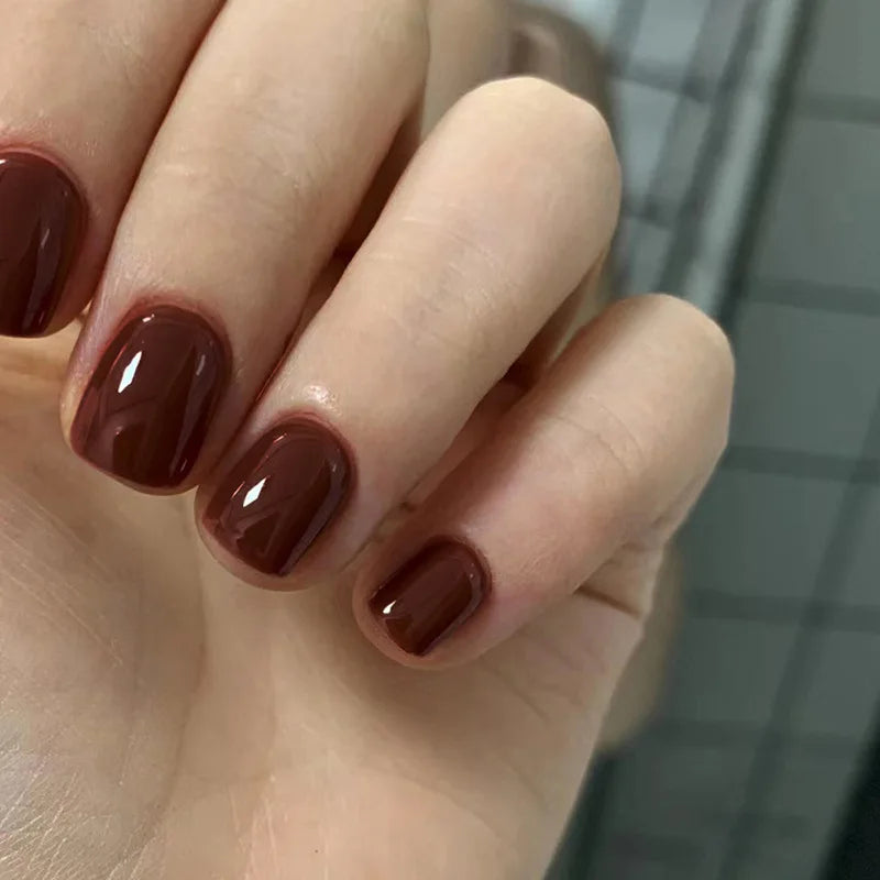 Glossy Acrylic Press On Nails