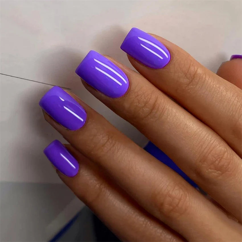 Glossy Acrylic Press On Nails