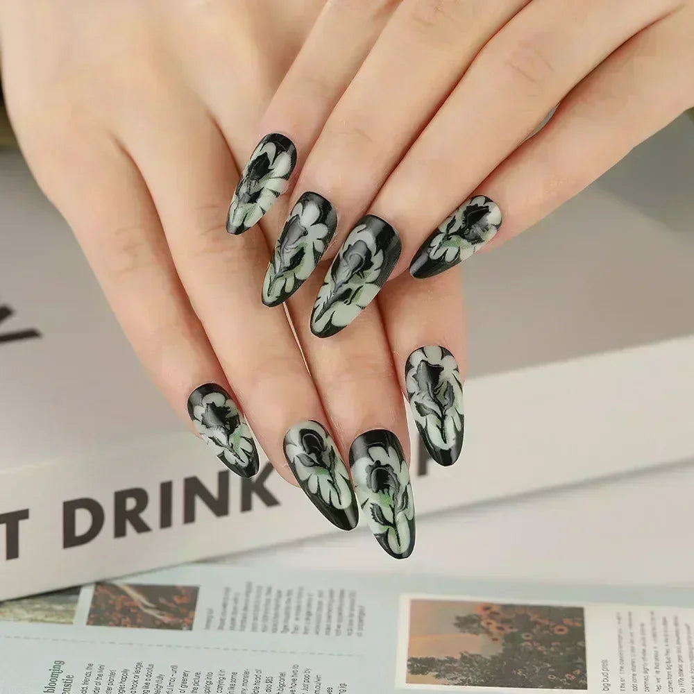 Stiletto Press-On Nails Set