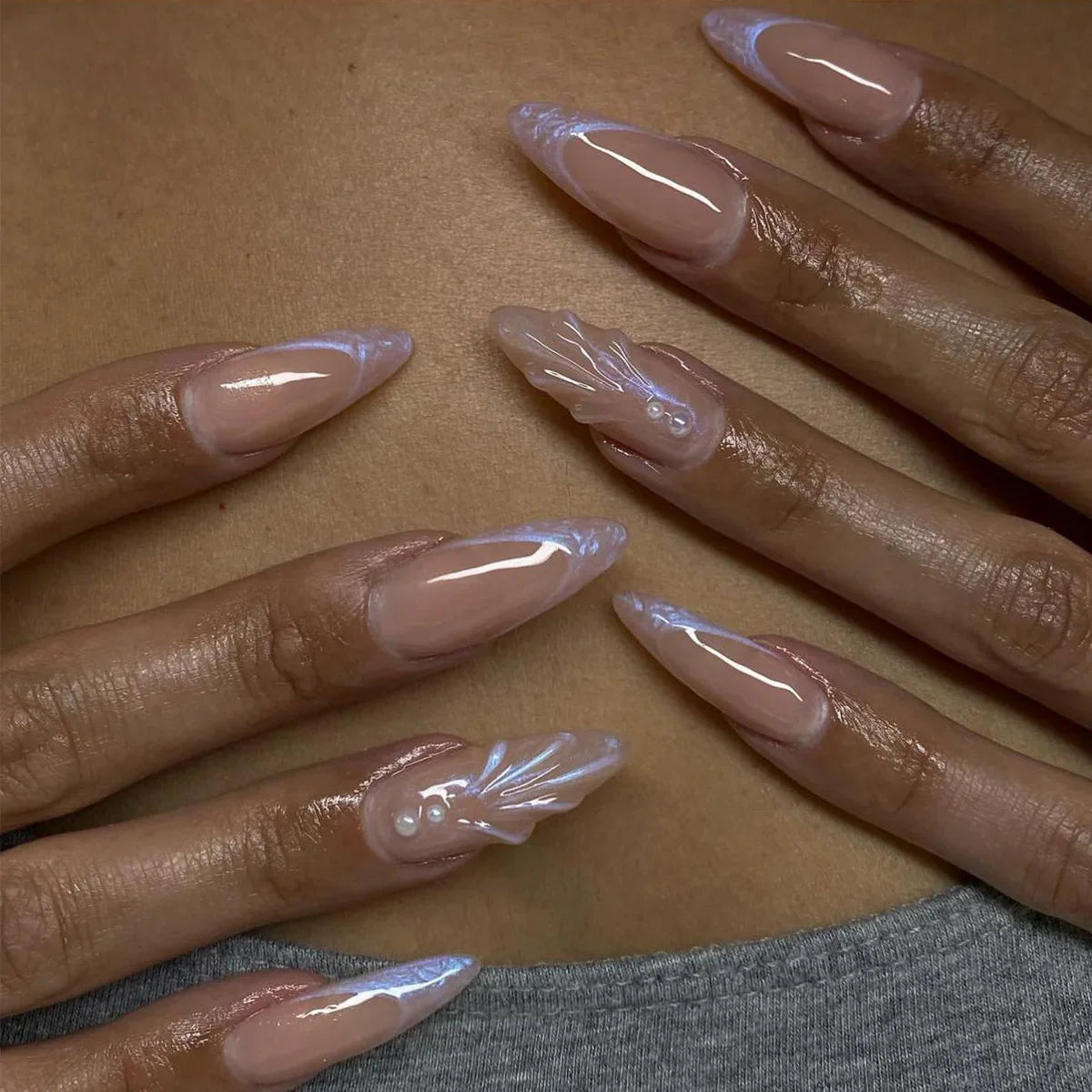 Chic Almond Press-On Nails