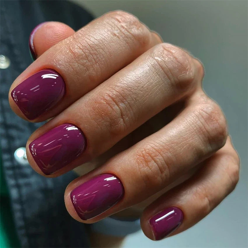 Glossy Acrylic Press On Nails