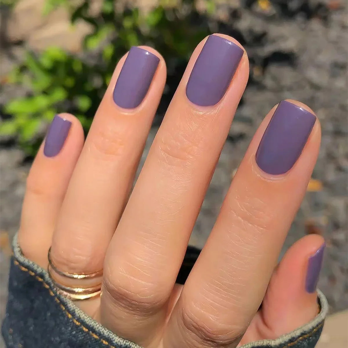 Glossy Acrylic Press On Nails
