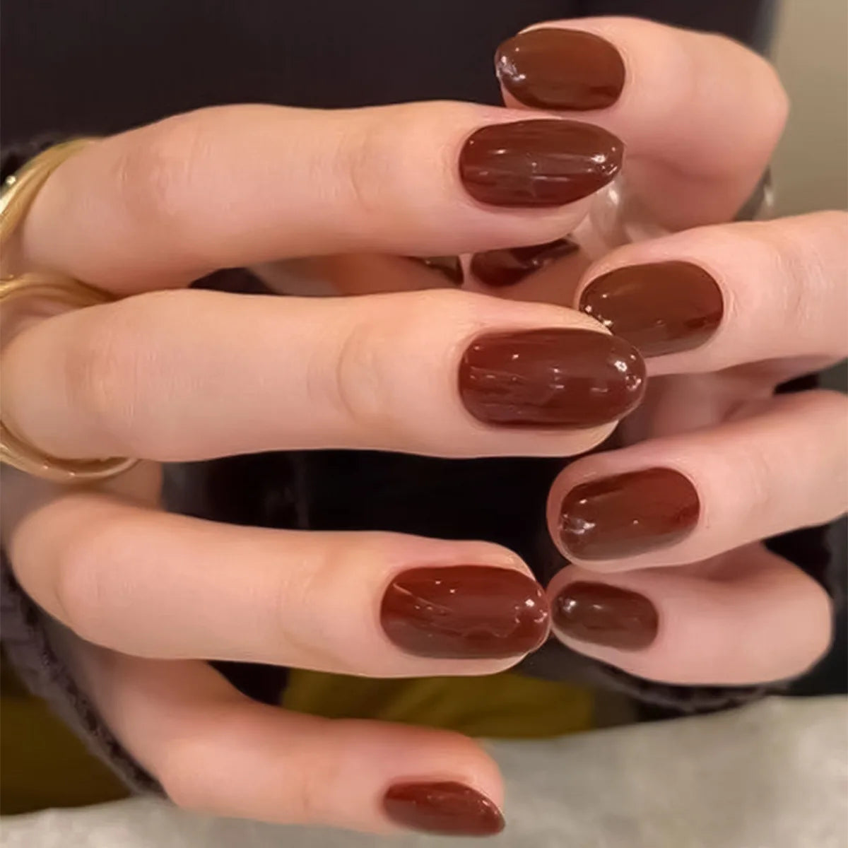 Glossy Acrylic Press On Nails