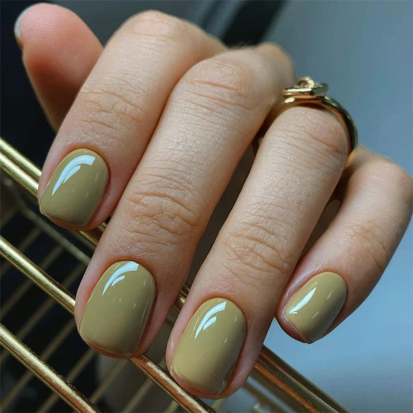 Glossy Acrylic Press On Nails