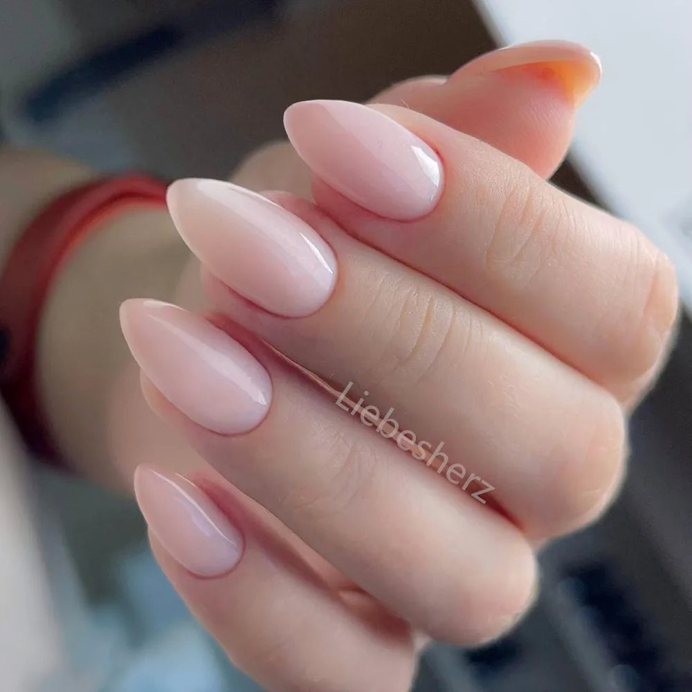 Shiny Wine Red Press-On Stiletto Nails