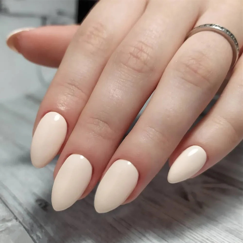 Shiny Wine Red Press-On Stiletto Nails