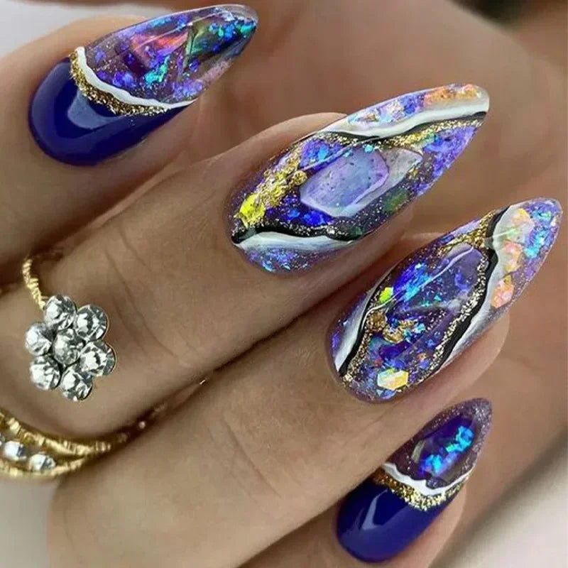 Stiletto Press-On Nails Set
