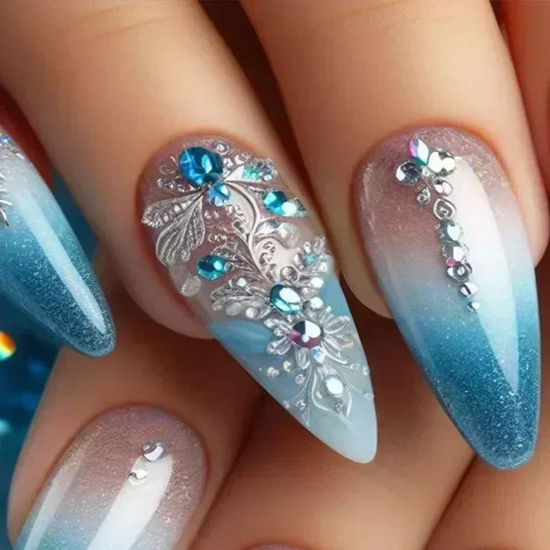 Stiletto Press-On Nails Set