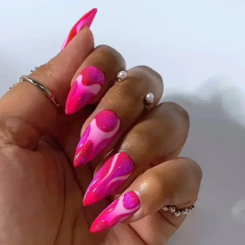 Stiletto Press-On Nails Set