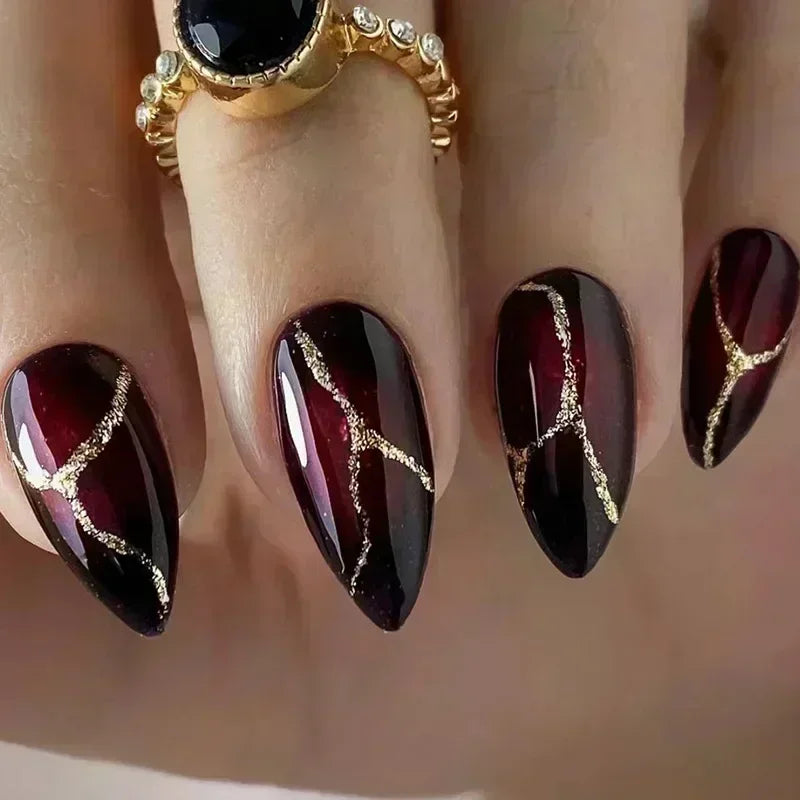 Stiletto Press-On Nails Set