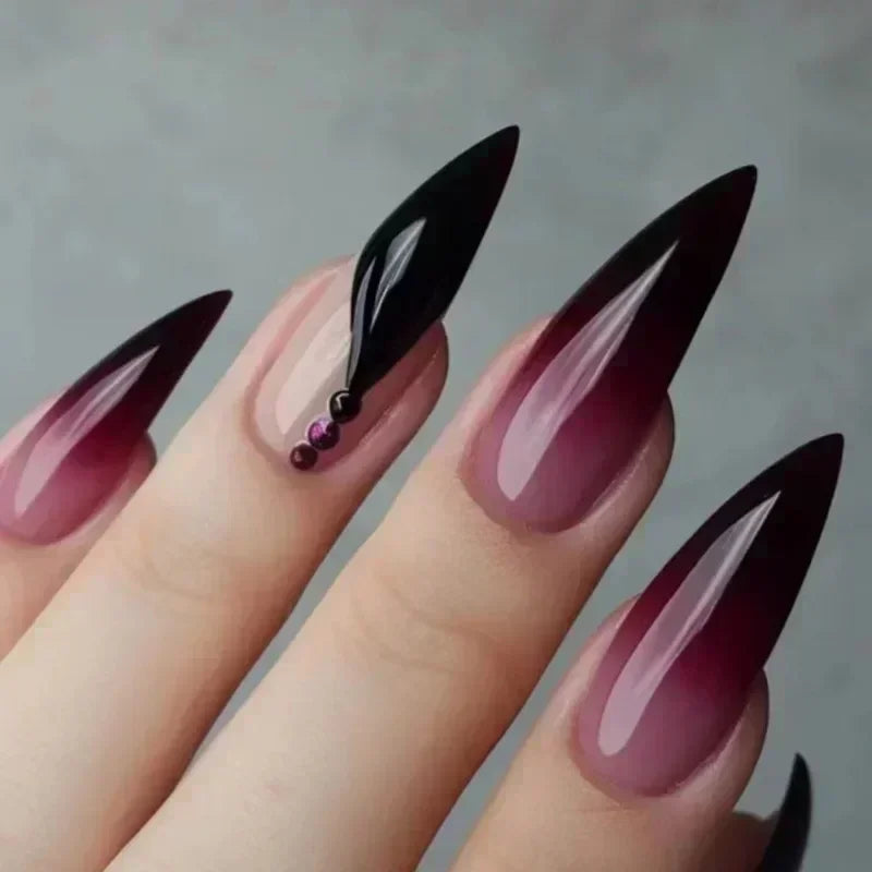 Stiletto Press-On Nails Set