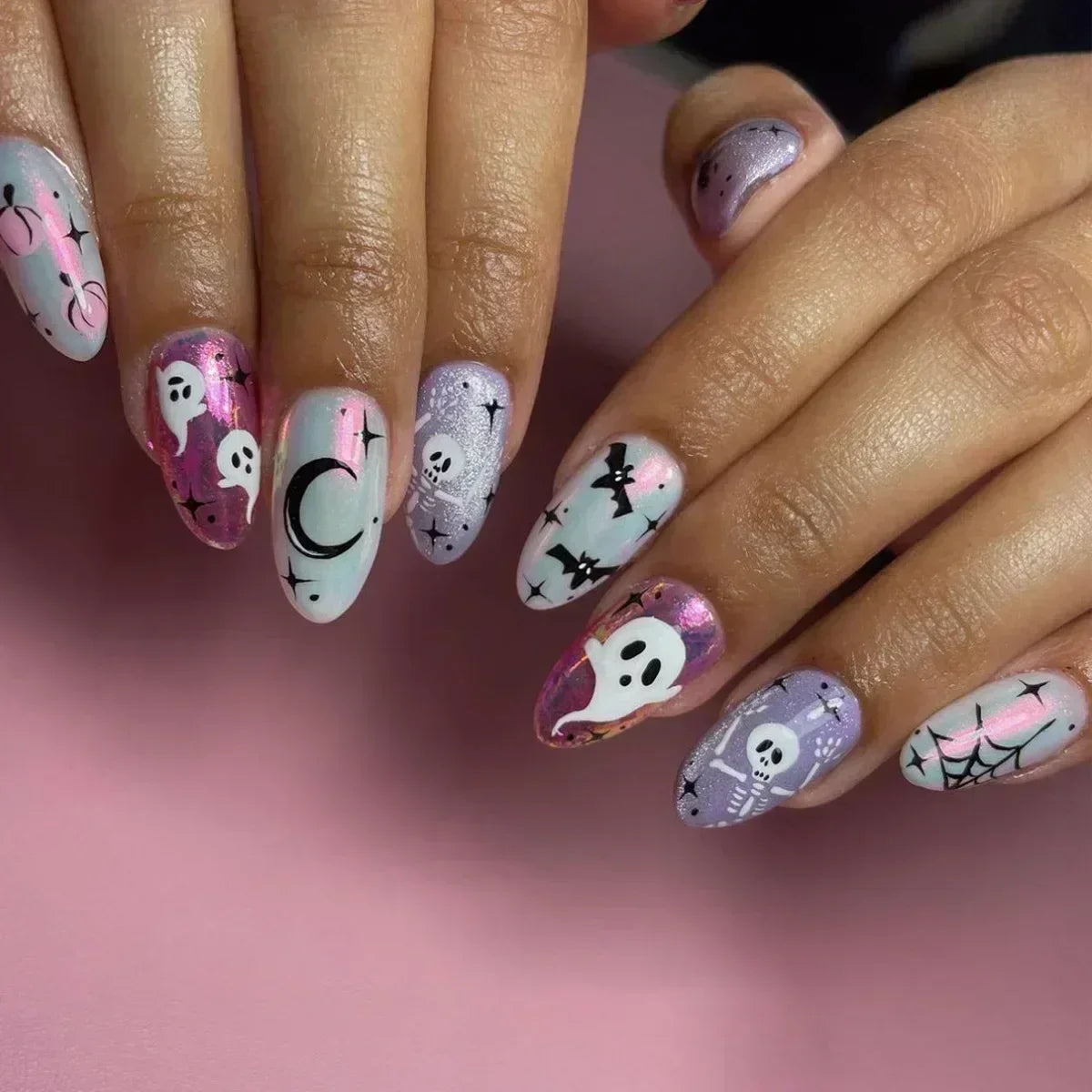 Stiletto Press-On Nails Set