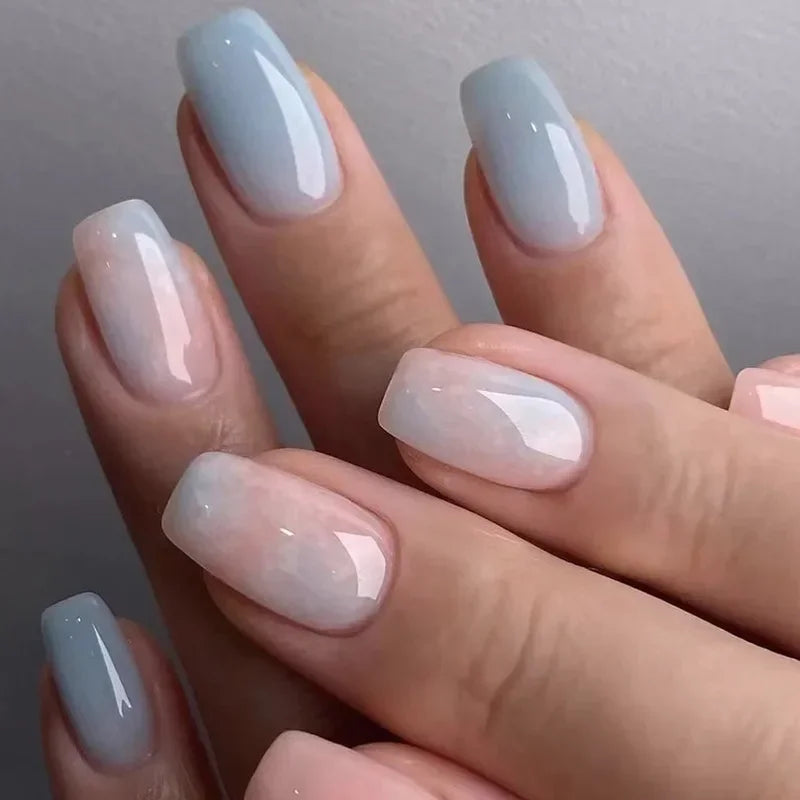 Vibrant Floral Fantasy Press-On Nails