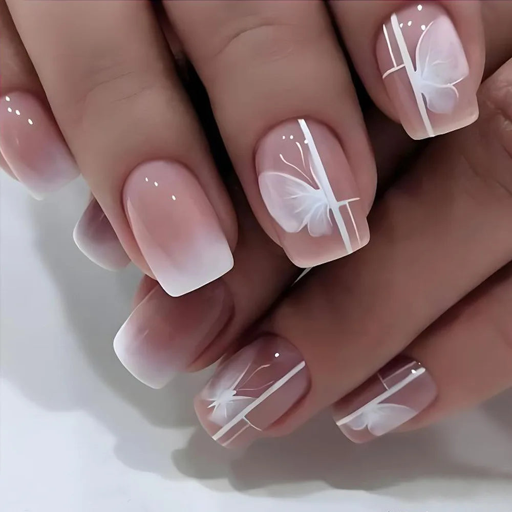 Vibrant Floral Fantasy Press-On Nails
