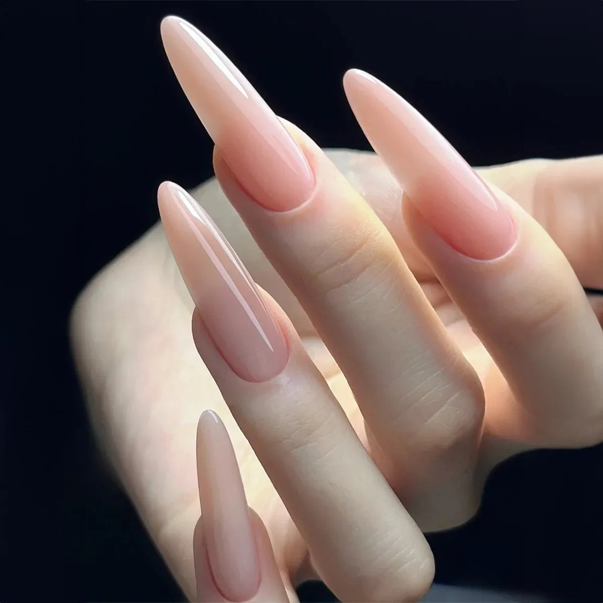 Y2K Silver Flame Press-On Nails
